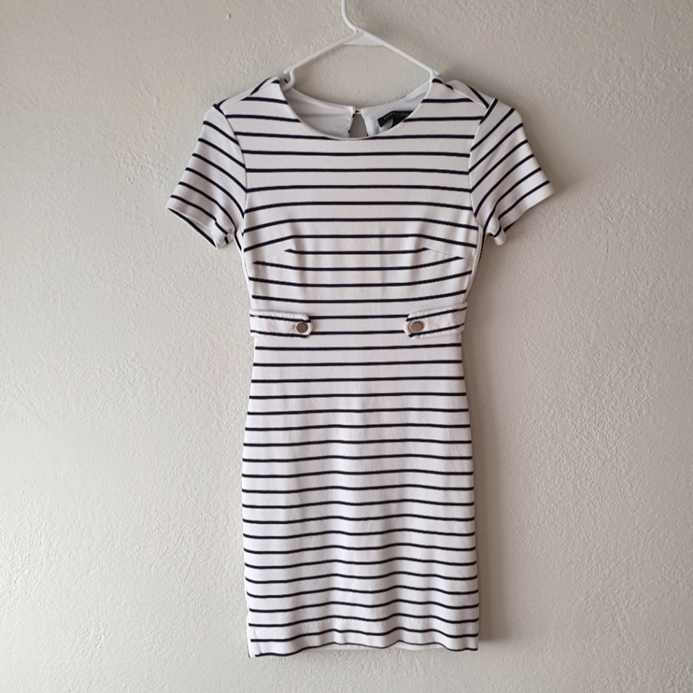 Banana republic striped business dress
